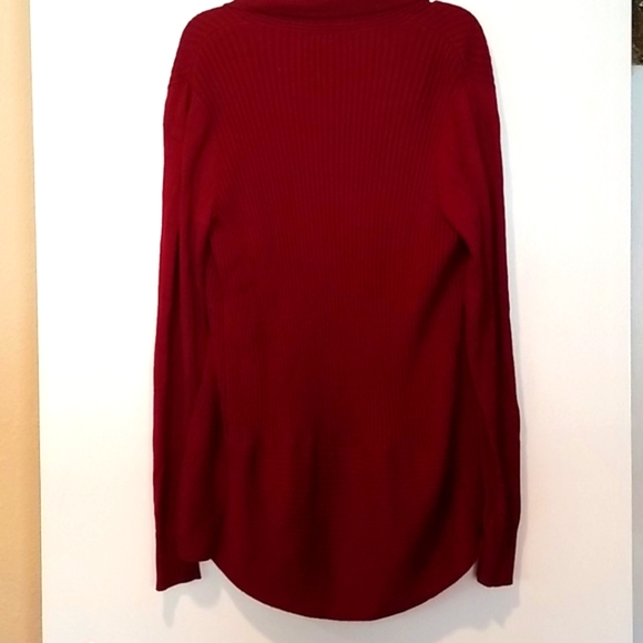 Ann Taylor burgundy open front cardigan sweater women's size S - Picture 4 of 6